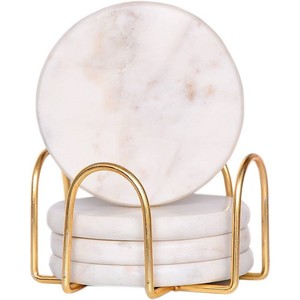 ชุดที่รองแก้วสีขาวและดำแบบใช้สำหรับงานเลี้ยงสำนักงานร้านอาหาร - Product Image 6