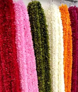 Jasmine Peral Bunch cadena colgante de pared auténtica decoración de boda india escenario telón de fondo fiesta Real Look guirnaldas - Product Image 5