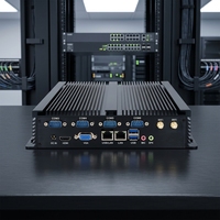 Mini PC Industrial Compacto Sin Ventilador con 5G NR, WiFi6, Intel I5 1235U, DDR4, NVMe, 2 LAN, 4 COM, GPIO, Windows 11 Integrado
