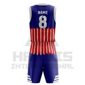 Uniforme de basket-ball personnalisé pour hommes, ensemble d'uniforme de basket-ball de sport personnalisé - Product Image 2