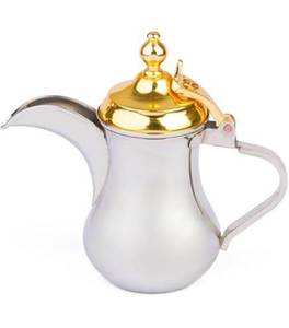 High Quality Hand Made Brass Dallah Coffee Pot With Nickel Finished For Dinnerware <b>Home</b> Products Kitchen <b>Gadgets</b> - Product Image 5