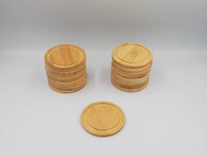 Sous-verres en bois avec logo personnalisé, simples et élégants, durables et respectueux de l'environnement du Vietnam, offre spéciale - Product Image 3