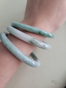 Pulsera artesanal Simi de gama alta para mujer, pulsera de resina redonda que combina con todo, brazaletes de moda - Product Image 5