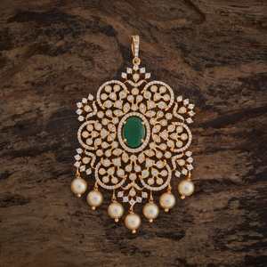 Pendentif en Zircon 182091, Breloque Cœur en Acier et Alliage Plaqué Or, Bijou Religieux de Mariage avec Pierre Moissanite - Product Image 4