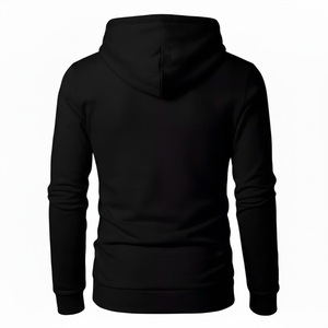 Fashion Muscle Fit <b>Men's</b> Henley <b>Hoodie</b> Long Sleeve Casual <b>Plain</b> <b>Black</b> Pullov - Product Image 2