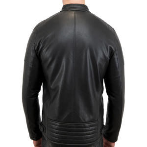 Chaqueta de cuero para hombre con estilo 2025, chaquetas de cuero para motocicleta personalizadas, recién llegado, chaqueta de motorista clásica de diseño de moda personalizada - Product Image 4