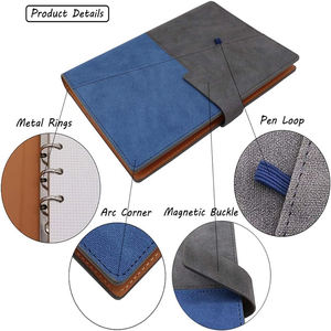 Cuaderno de Hojas Sueltas con Páginas Reemplazables, con Pegatinas de Planificación, Etiquetas para Secciones de <span class=keywords><strong>Cursos</strong></span>, Carpeta de Anillas - Product Image 2