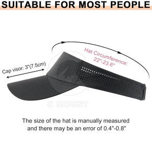 Visera Deportiva Premium Transpirable, Ajustable, para Correr y Entrenar al Aire Libre, Venta al Por Mayor - Product Image 6