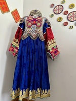 Robe Kuchi Afghane 2024 avec robe brodée traditionnelle tribale faite à la main pour les femmes robe de Festival Kuchi Afghan Culture pachtoune