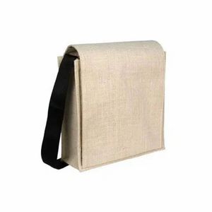 Sac fourre-tout de bureau personnalisé en jute et lin avec poignées en corde de coton, écologique, réutilisable, pour le shopping, vente en gros, OEM, logo imprimé - Product Image 1