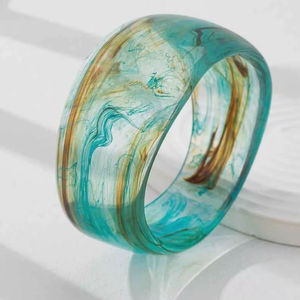 Bracelets et joncs en résine pour femmes, nouvelle collection, bijoux de style ange pour les fêtes et les mariages, haute qualité - Product Image 1