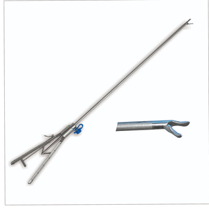 Porte-aiguille laparoscopique Poignée axiale Instrument de chirurgie laparoscopique incurvé et droit - Product Image 3