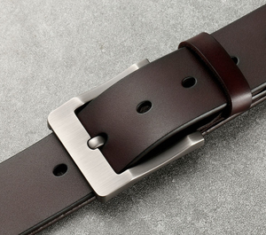 Customization Luxury Hot Sale Fashion Casual <b>Belt</b> Adjustable Alloy Buckle <b>Genuine</b> <b>Leather</b> <b>Belt</b> for Mens - Product Image 6