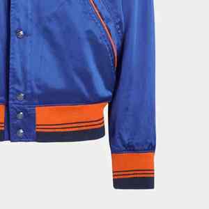 Chaqueta Varsity Personalizada de Satén Unisex, Camuflaje, Formal, Suave, Ligera, con Forro Cálido, Elegante, Estilo Vintage - Product Image 5