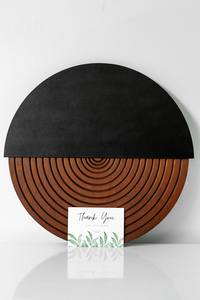 Tenture murale en bois faite à la main avec du jute Art déco tissé rustique écologique aux tons de terre pour la décoration de salon Diwali - Product Image 5