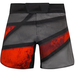 กางเกงชกมวย MMA คุณภาพสูงสำหรับผู้ชาย ด้านหน้า-ด้านหลัง พร้อมโลโก้แบบกำหนดเอง ระบายอากาศได้ดี แห้งเร็ว ผลิตจากผ้าสแปนเด็กซ์/โพลีเอสเตอร์ ดีไซน์และสไตล์ที่ปรับแต่งได้ - Product Image 4