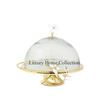 Réchauffeur d'aliments et de casseroles en métal Ruffoni de la plupart des modèles modernes et raffinés de luxe en acier inoxydable poli brillant avec laiton coulé