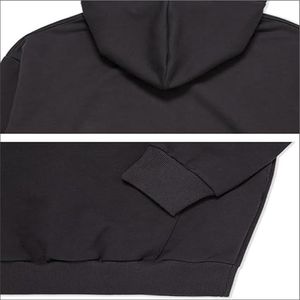 เสื้อฮู้ดดี้ผู้ชายทรงปกติ ผ้าโพลีเอสเตอร์/คอตตอน แบบสวมใส่สบาย สำหรับฤดูใบไม้ร่วง พิมพ์ลาย DTG คุณภาพสูง น้ำหนักมาก สไตล์สตรีทแวร์ ไหล่ตก แบบเรียบง่าย - Product Image 6