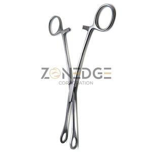 Grosir gunting jepit spons 12 inci gagang bedah Lurus oleh perusahaan Zonedge - Product Image 4