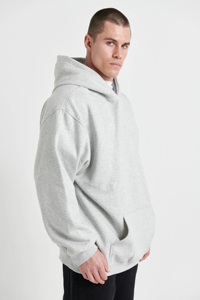 Sudadera con Capucha Informal para Hombre, Estilo Urbano, Color Sólido, 100% Algodón, para Gimnasio y Fitness, Venta al Por Mayor - Product Image 3