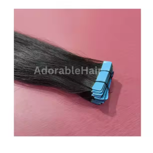 100% Extensions de cheveux humains invisibles à un seul tirage européen Faisceau de boucles souples en cheveux indiens bruts de haute qualité - Product Image 2