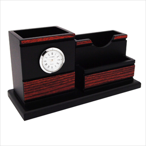 Boîte de rangement pour stylo en bois antique support de porte-crayon avec le look de designer de montre le produit le plus exigeant - Product Image 4