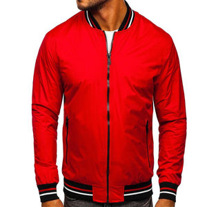 Chaqueta Bomber para Hombre 2026, Fabricada en Fábrica, Lona con Impresión a Color Única, Resistente al Viento, Ecológica, Ropa de Exterior OEM - Product Image 3