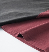 YKH 285GSM Oversize manga corta verano 100% algodón venta al por mayor peso pesado alta calidad logotipo personalizado camiseta para hombres