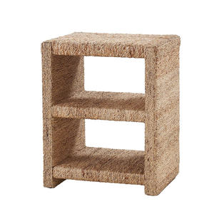 Mesa Consola de Seagrass con Estante Abierto, Mesa de Entrada de Paja Natural Hecha a Mano, Muebles de Decoración para el Hogar, Exportación al por Mayor - Product Image 1