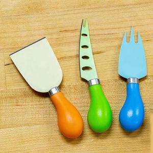Argent Solide Haute Qualité Coloré Trancheuse Cutter Confiture Épandeur Trancheuse Beurre Fromage Trancheuse Mariage Maison Famille Fromage Outils Ensemble - Product Image 1