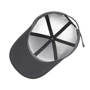 Casquette de chauffeur de camion en polyester à 5 panneaux avec logo personnalisé vierge et dos en maille pour femmes hommes chapeaux personnalisables casquette de camionneur en coton - Product Image 4