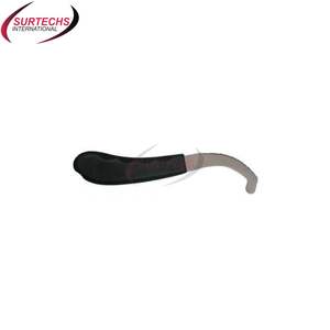 Instrument chirurgical de soins de la vie d'outil de retrait d'oeufs de Bot d'acier inoxydable de haute précision avec la poignée en plastique pour le couteau de sabot de vaches - Product Image 5