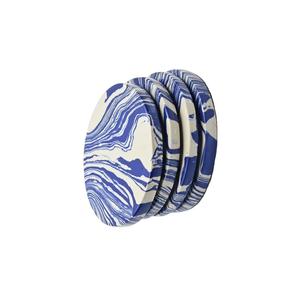 High Demand Blue Resin Coasters for Kitchen Tableware <b>Christmas</b> Gifts at Bulk Wholesale Price from Indian Factory Manufacturing - Product Image 2