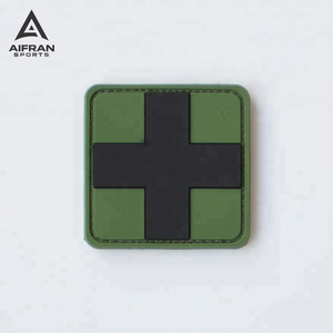 Parches 3D de PVC AIFRAN |   Insignias Personalizadas de Primeros Auxilios, Cruz y Tácticas, para Café |   Etiquetas de Goma con Logotipo de Gancho y Bucle para Bolsas y Equipo de Exterior - Product Image 1