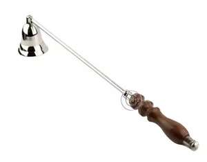 Éteignoir de bougie décoratif en laiton avec mèches de bougie Matériau métallique - Product Image 4