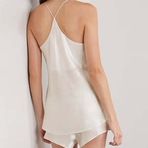 Conjunto de Pijama de Satén para Mujer, Elegante y Cómodo, Dos Piezas - Product Image 2