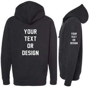 Sudadera con cremallera y logotipo personalizado, sudadera con cremallera y foto con tu propio texto, sudadera con cremallera completa - Product Image 5