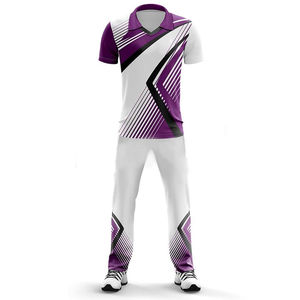 Cricket Uniform Made in Pakistan Men's Sports Uniform Cricket <b>Trouser</b> & <b>Top</b> Short Sleeves Breathable Men - Product Image 4