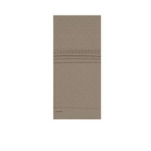 Pañuelo Cuadrado de Algodón y Poliéster Beige con Patrón Geométrico - Product Image 1