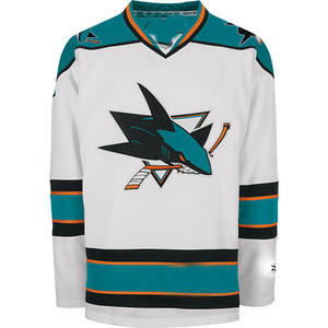 Maillots de hockey sur glace unisexe brodés en 3D vêtements de sport sérigraphiés de marque avec nom d'équipe OEM pour adultes - Product Image 3