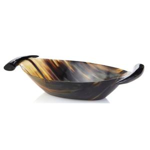Decorative Buffalo Horn Bowl Hand Finished Eco-Friendly for Serving Nuts <b>Sweets</b> Salads <b>Party</b> Rustic Farmhouse Kitchen Home Gifts - Product Image 1