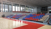 Système de gradins télescopiques modulaires JY-715, gradins rétractables pour stade, arène, école, salle de sport