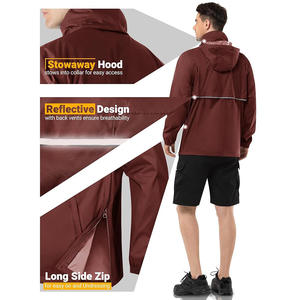 Chaqueta cortavientos Softshell para hombre con opciones de marca, impermeable, ligera, perfecta para aventuras al aire libre - Product Image 3