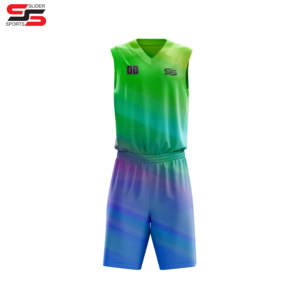 Imprimé personnalisé hommes dernier modèle de maillot de basket-ball maillot de sport par sublimation séchage rapide personnalisé basket-ball porter uniforme - Product Image 3