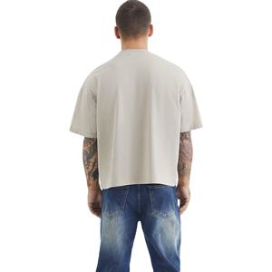 T-shirt en coton pour hommes et femmes, coupe ample à épaules tombantes, style décontracté streetwear, mode estivale, fabricant OEM, surdimensionné - Product Image 5