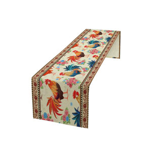 Nouvelle arrivée Beau design Meilleure combinaison de couleurs Facile à laver Chemin de table élégant en coton et lin - Product Image 1