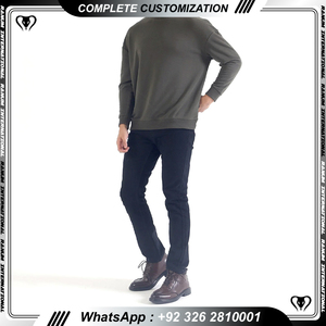 Université personnalisé sweats à col rond hommes pull à manches longues sweat-shirt polaire sweat - Product Image 6