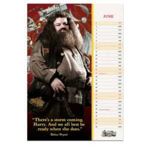 Calendario de Pared de Papel con Diseño de Harry Potter 2025, Calendario Impreso para Exhibición en Mesa de Oficina con Reloj para Promoción de Tiempo - Product Image 4