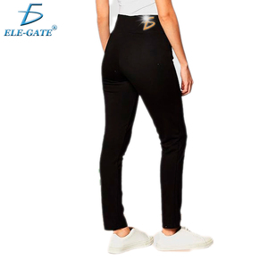 Pantaloni da donna a vita alta senza cuciture con controllo pancia e fodera in pile - Product Image 1