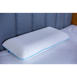 Jumbo 80x40x15cm Oreiller orthopédique classique en mousse à mémoire de forme Refroidissement King Size Visco Bedding White Rectangle Neck Support avec housse - Product Image 2